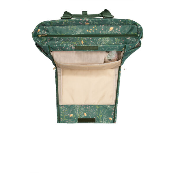 Geanta mama Kikkaboo FLORENCE Secret Garden Green - imagine 8