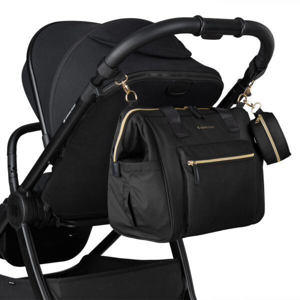 Geanta p/u mama Kikkaboo MAXI Black 2025 - imagine 7
