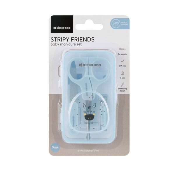Set manichiura bebe Kikkaboo Stripy Friends - imagine 4