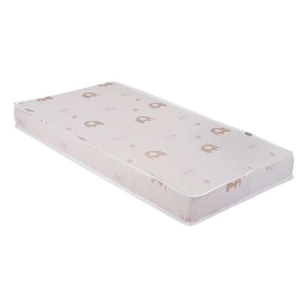 Saltea pentru copii 60*120*12 cm Kikkaboo Memory Comfort Elephants Pink - imagine 2