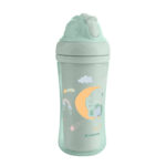Cana cu pai Kikkaboo Moony me Mint, 220 ml.