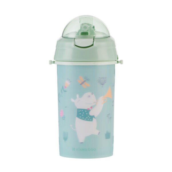 Cana cu pai si curea Kikkaboo Music Fest Mint, 450 ml. - imagine 2