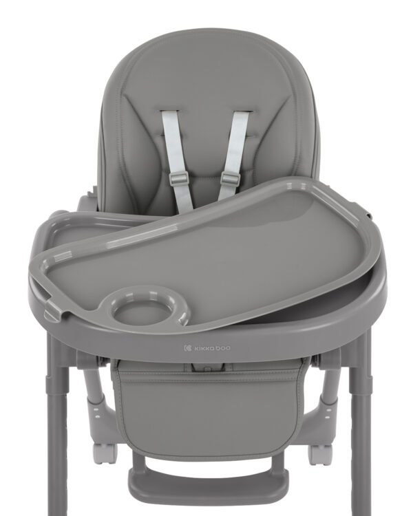Стульчик для кормления Kikkaboo PASTELLO 2 Grey — изображение 9