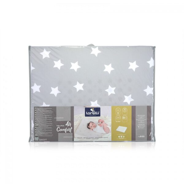 Pernuța bebe Lorelli AIR COMFORT STARS Gray - imagine 2