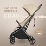 Carucior pentru copii QPlay GRAV Beige - imagine 2