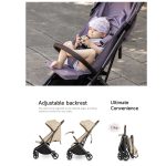 Carucior pentru copii QPlay GRAV Beige - imagine 5