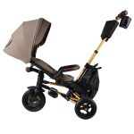 Tricicleta ultrapliabila QPlay NOVA DELUXE Brown/Gold - imagine 3