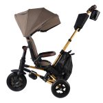 Tricicleta ultrapliabila QPlay NOVA DELUXE Brown/Gold - imagine 4