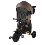 Tricicleta ultrapliabila QPlay NOVA DELUXE Brown/Gold - imagine 5
