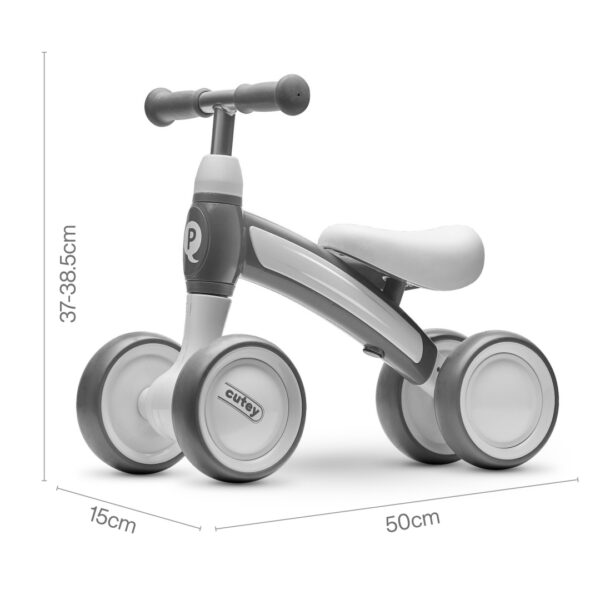 Bicicleta fara pedale QPlay CUTEY Green - imagine 3