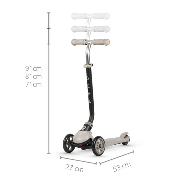 Trotineta 3-in-1 QPlay SEMA Beige - imagine 7