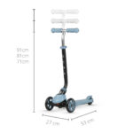 Trotineta 3-in-1 QPlay SEMA Blue - imagine 7