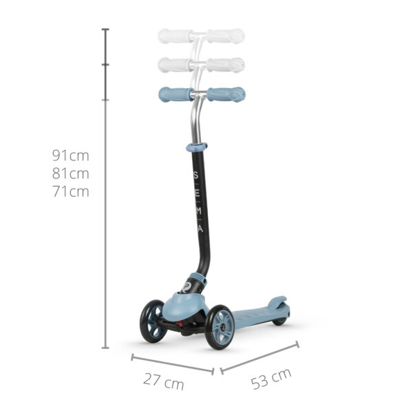 Trotineta 3-in-1 QPlay SEMA Blue - imagine 7