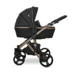Carucior 2-in-1 Lorelli RIMINI Premium BLACK - imagine 2