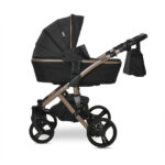 Коляска 2-в-1 Lorelli RIMINI Premium BLACK