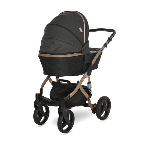 Carucior 2-in-1 Lorelli RIMINI Premium BLACK - imagine 4