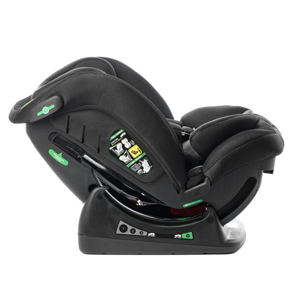 Scaun auto 40-150 cm Glamvers SATURN I-Size Black - imagine 2