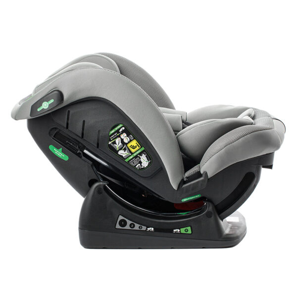 Scaun auto 40-150 cm Glamvers SATURN I-Size Grey - imagine 2