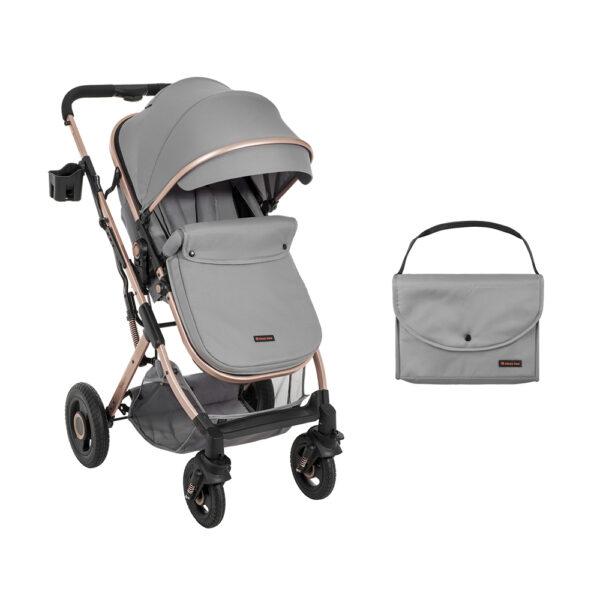 Carucior-transformer SCARLETT Light Grey - imagine 4