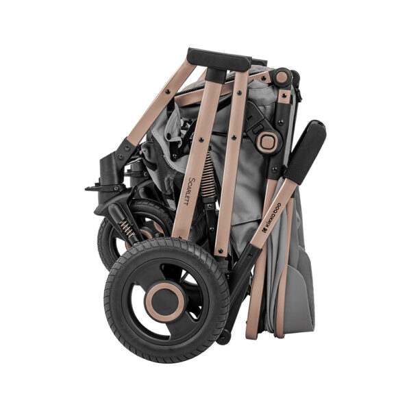 Carucior-transformer SCARLETT Light Grey - imagine 5