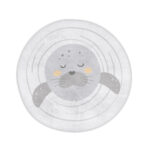 Covor 90x77cm pentru camera copii Kikkaboo Seally Me
