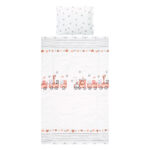 Set lenjerie pat 3 elem. Lorelli COSY TRAIN Grey