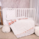 Set lenjerie pat 3 elem. Lorelli COSY TRAIN Grey - imagine 3