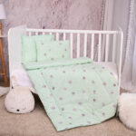 Set lenjerie pat 3 elem. Lorelli COSY FRIENDS Green - imagine 3
