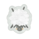 Covor 90x77cm pentru camera copii Kikkaboo Sleepy Sheep