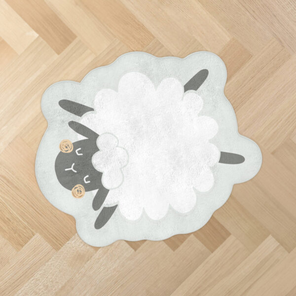 Covor 90x77cm pentru camera copii Kikkaboo Sleepy Sheep - imagine 2