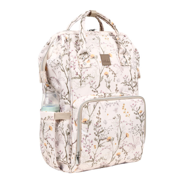 Rucsac pentru accesorii Kikkaboo SIENA Luxe Secret Garden Beige - imagine 3