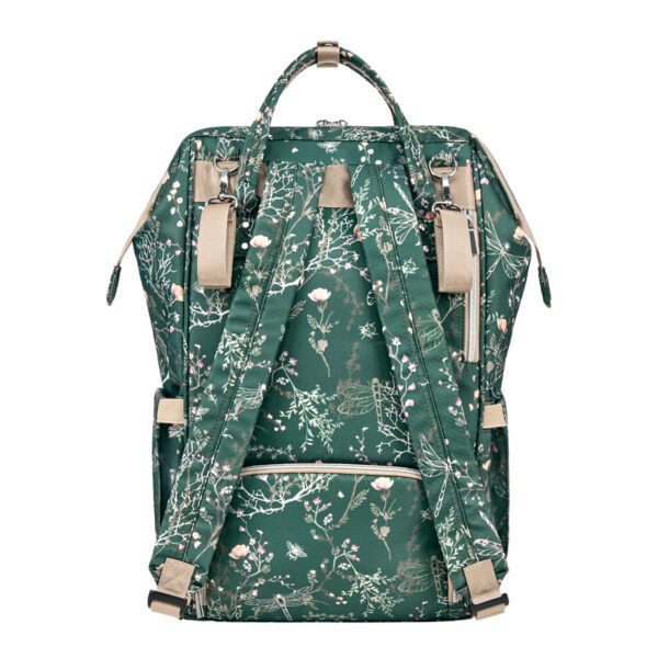Сумка для мамы Kikkaboo SIENA Luxe Secret Garden Deep Green — изображение 4