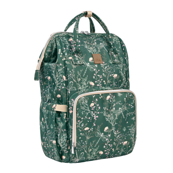 Сумка для мамы Kikkaboo SIENA Luxe Secret Garden Deep Green — изображение 2