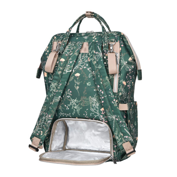 Сумка для мамы Kikkaboo SIENA Luxe Secret Garden Deep Green — изображение 5