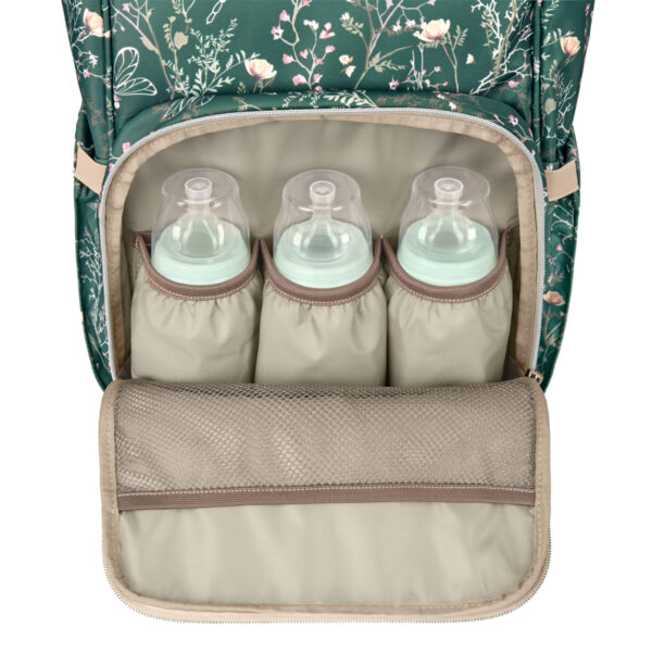 Сумка для мамы Kikkaboo SIENA Luxe Secret Garden Deep Green — изображение 9