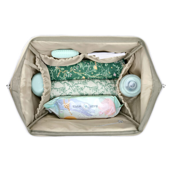 Сумка для мамы Kikkaboo SIENA Luxe Secret Garden Deep Green — изображение 7