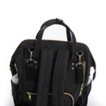 Сумка-рюкзак для мамы SIENA Black & Gold — изображение 4