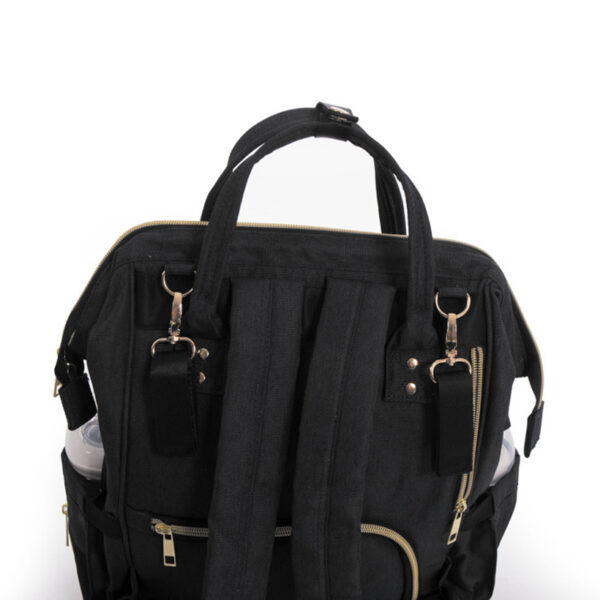 Сумка-рюкзак для мамы SIENA Black & Gold — изображение 4