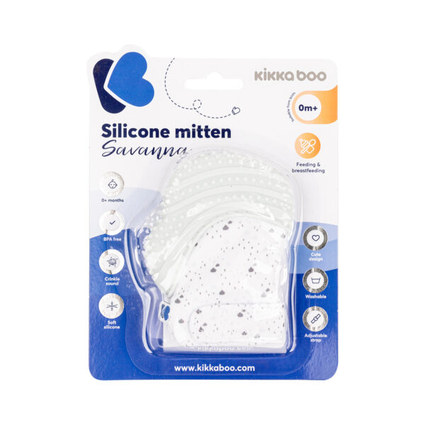 Силиконовая варежка для зубов Savanna Blue — изображение 3