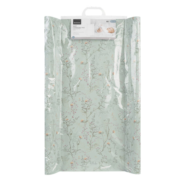 Пеленальная доска на мягкой основе 50*70 см, Kikkaboo Secret Garden Green — изображение 4