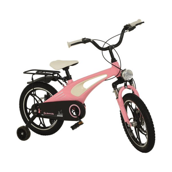 Bicicleta pentru copii 3-6 ani Glamvers SPEED LUX Pink 16" - imagine 2