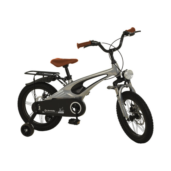 Bicicleta pentru copii 3-6 ani Glamvers SPEED Spoke Grey 16" - imagine 2
