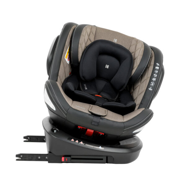 Scaun auto 0-36 kg STARK ISOFIX Beige 2023 - imagine 4