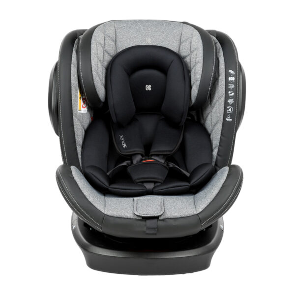 Scaun auto 0-36 kg STARK ISOFIX Light Grey 2023 - imagine 2