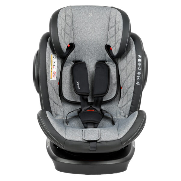 Scaun auto 0-36 kg STARK ISOFIX Light Grey 2023 - imagine 3