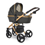 Коляска 2-в-1 Lorelli RIMINI Premium Black Jasper — изображение 3