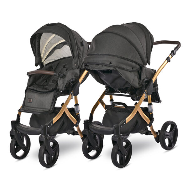 Коляска 2-в-1 Lorelli RIMINI Premium Black Jasper — изображение 5