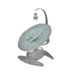 Șezlong-leagan electronic Lorelli CRADLE BELLA Frosty Green Stars