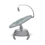 Șezlong-leagan electronic Lorelli CRADLE BELLA Frosty Green Stars - imagine 3