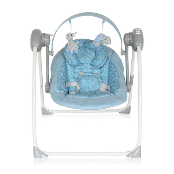 Люлька-шезлонг электронная Lorelli PORTOFINO Cameo BLUE — изображение 2